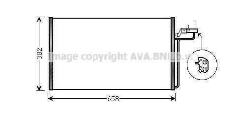 AVA QUALITY COOLING Конденсатор, кондиционер VOA5150